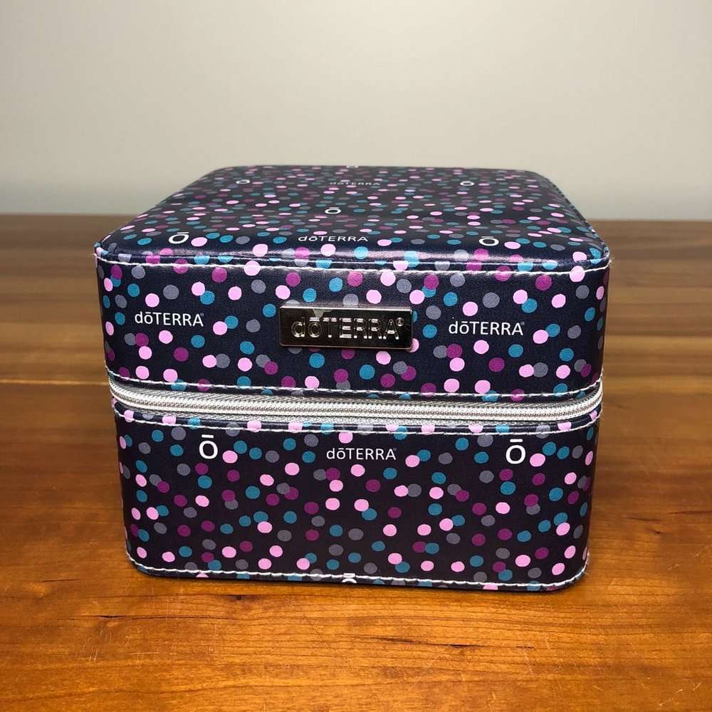 doTERRA Essential Oil Holder Case Polka Dot